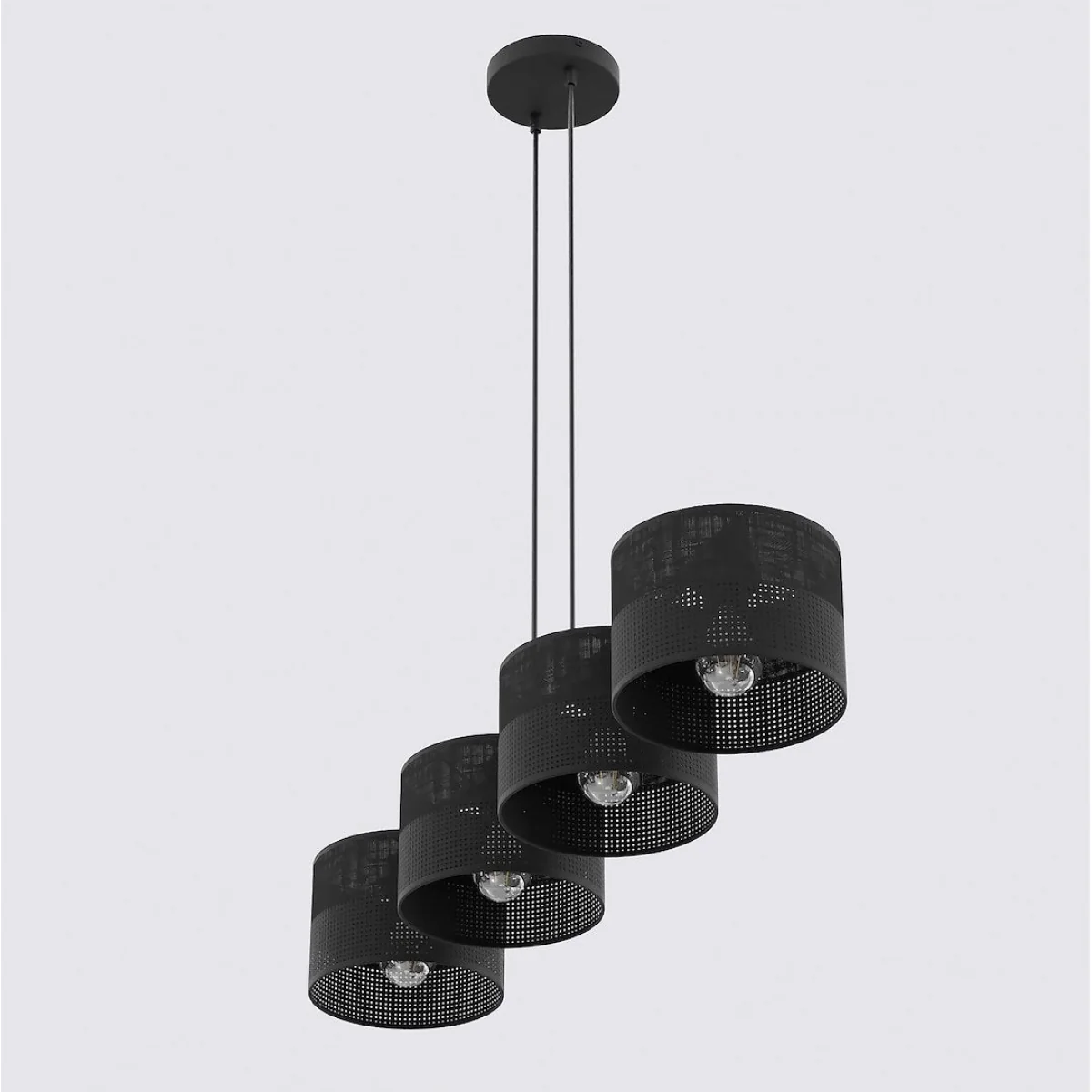 Karbon 4 Light Linear Pendant Black – image 7