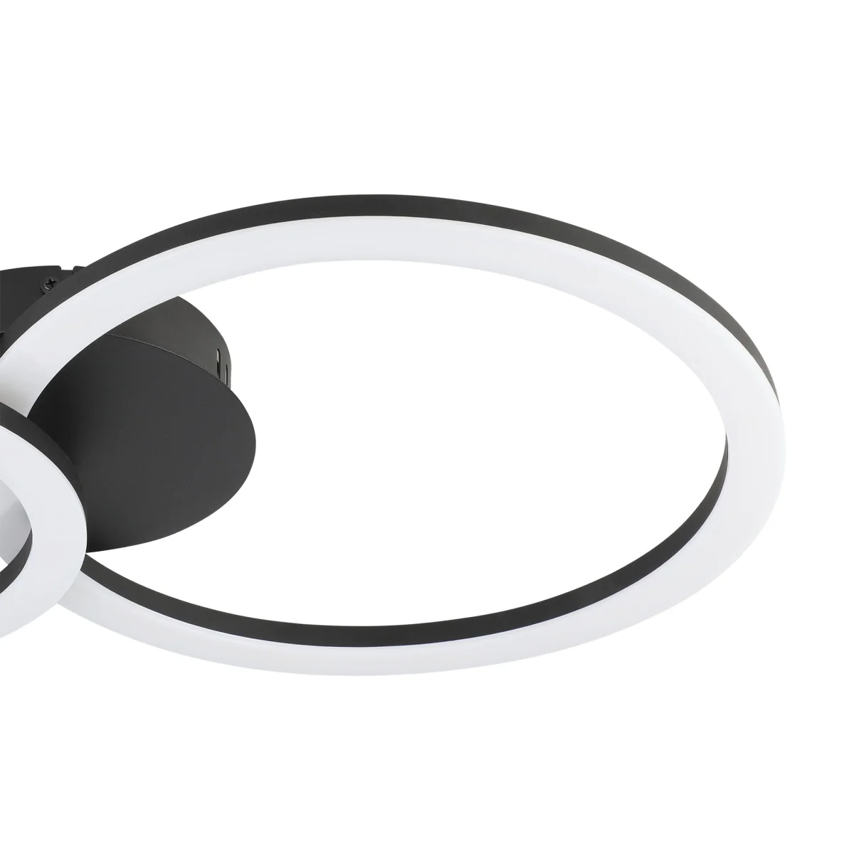 Parrapos-z Small Black LED Flush Ceiling Light – image 3