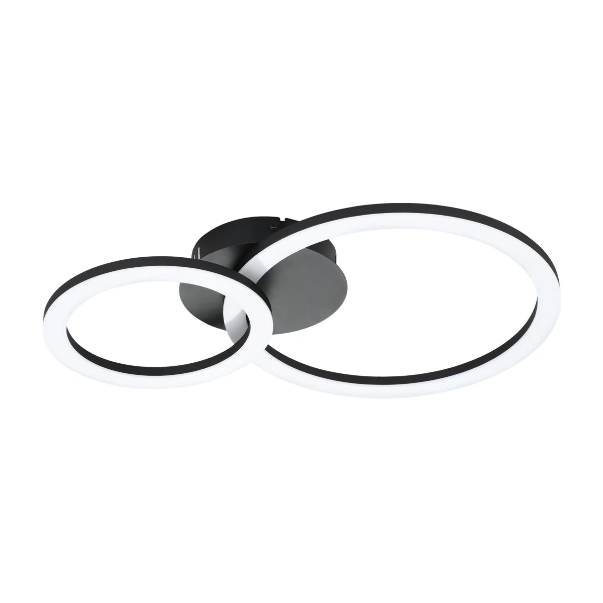 Parrapos-z Small Black LED Flush Ceiling Light – image 1