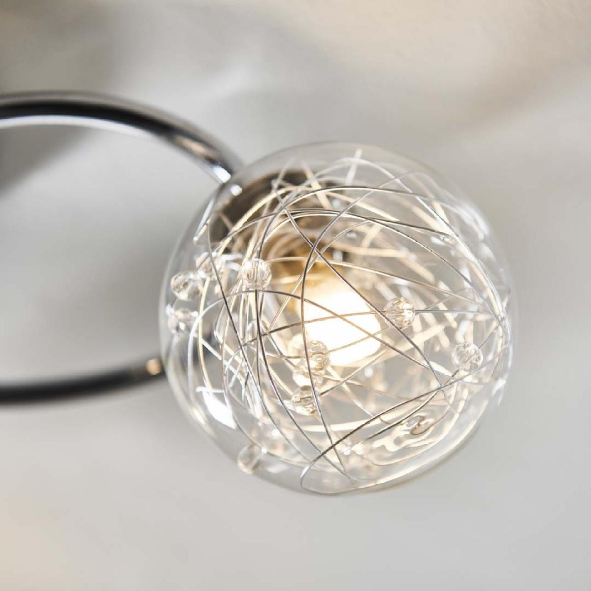 Jaymie 3-Light Chrome Semi-Flush Ceiling Light – image 7