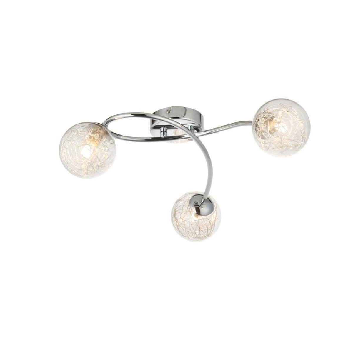 Jaymie 3-Light Chrome Semi-Flush Ceiling Light – image 9