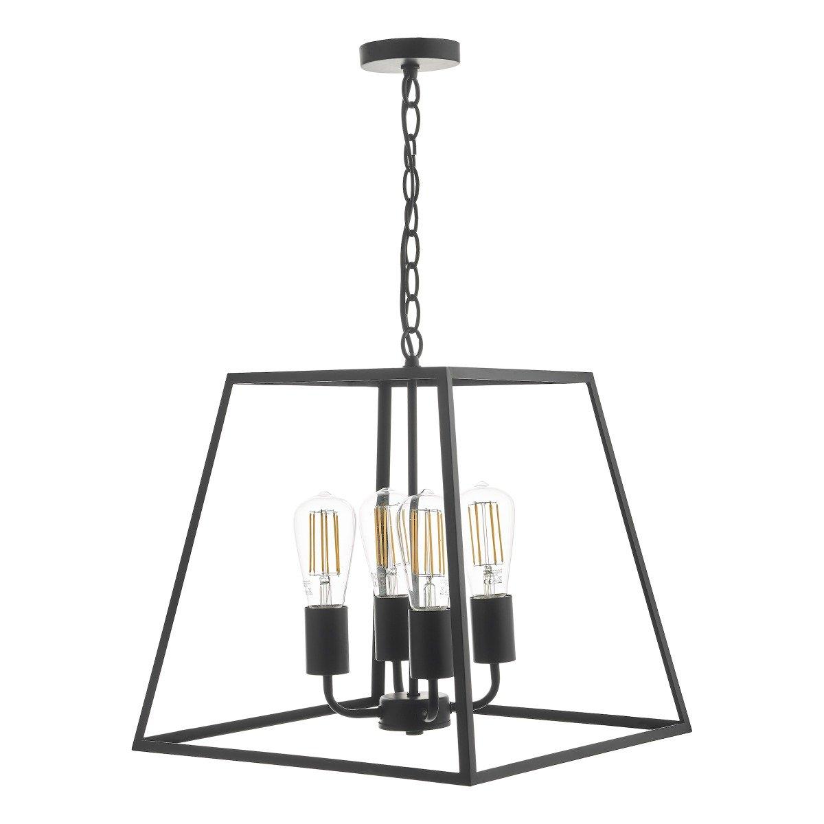Mauro Matt Black Lantern Ceiling Light – image 3