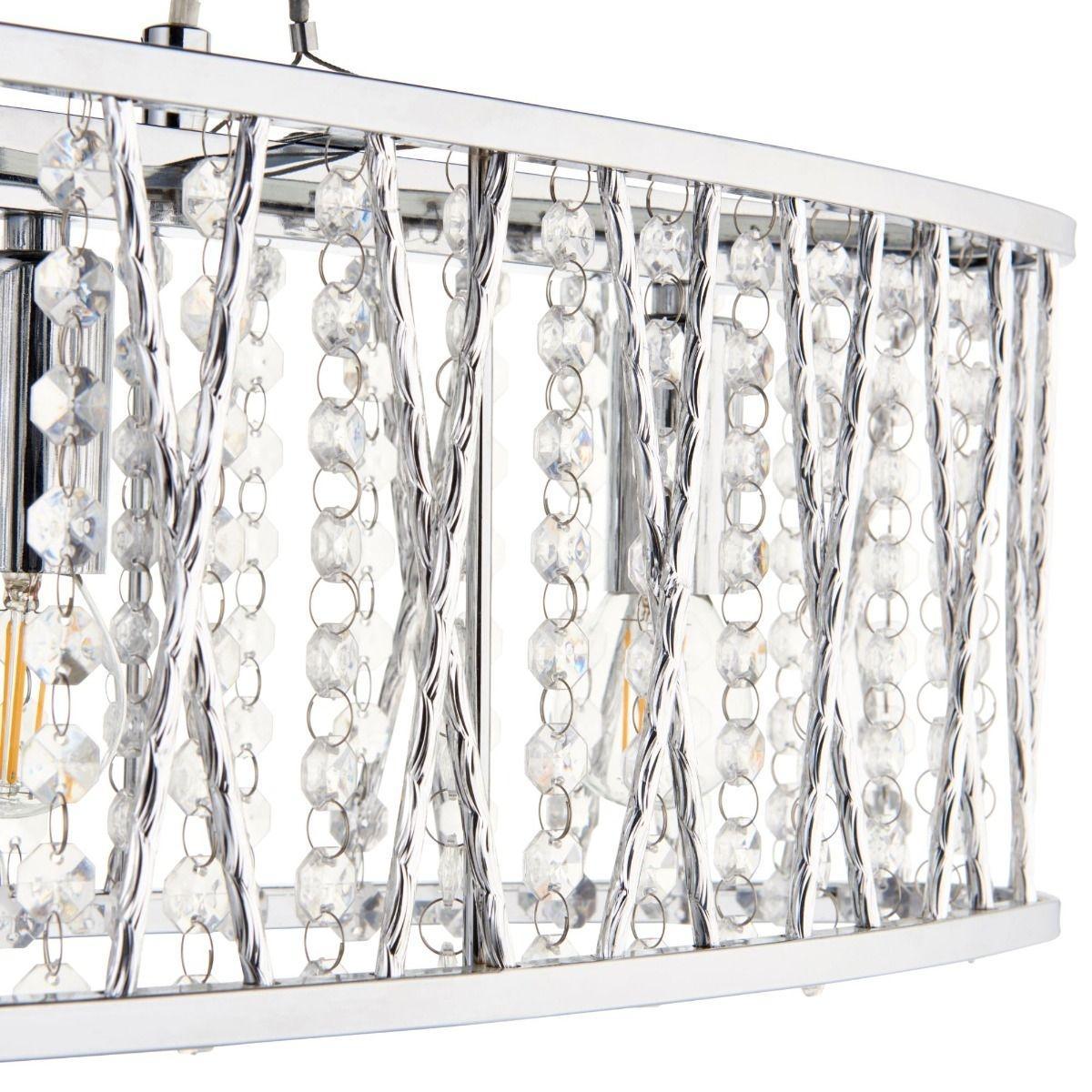 Marissa 4 Spot Bar Pendant Chrome Ceiling Light – image 3