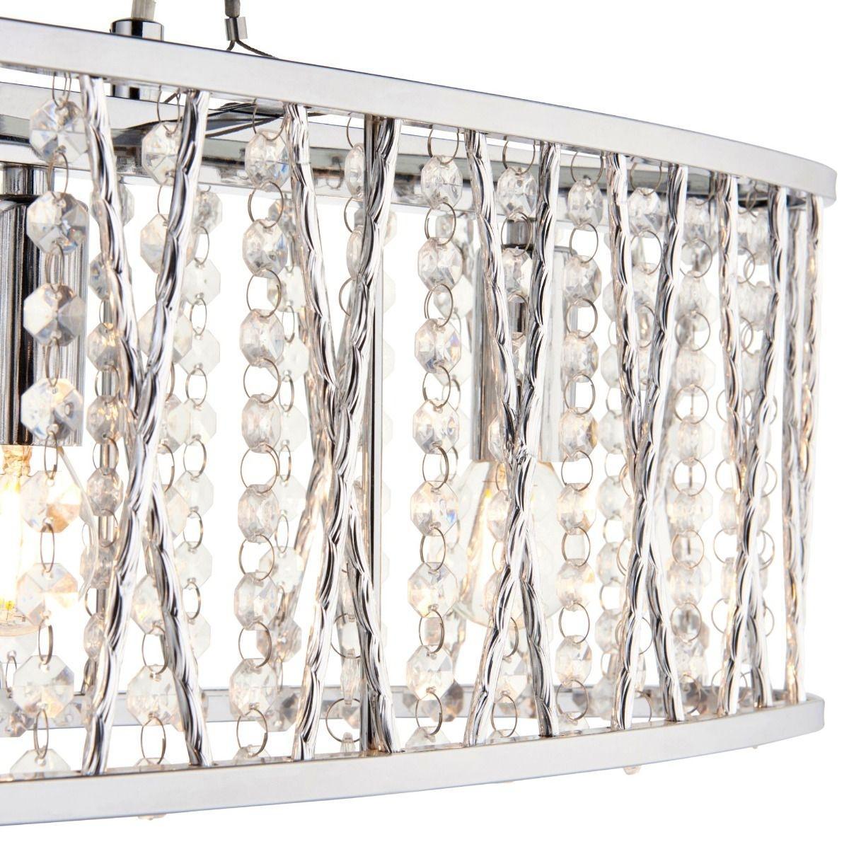 Marissa 4 Spot Bar Pendant Chrome Ceiling Light – image 4