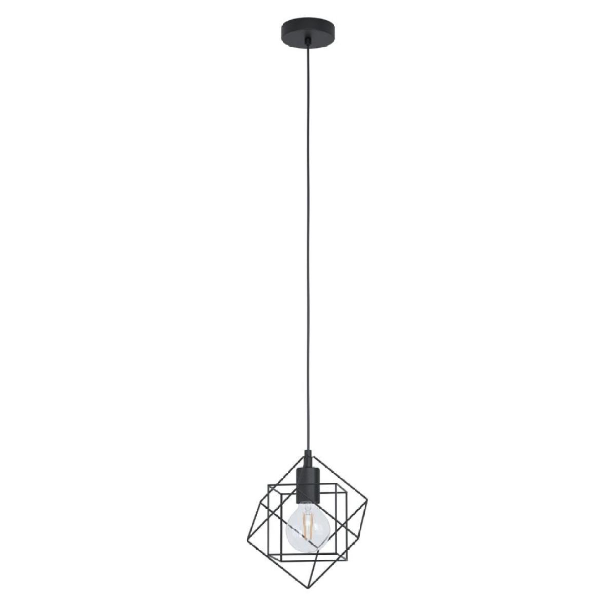 Helix 1 Light Black Pendant Ceiling Light – image 3