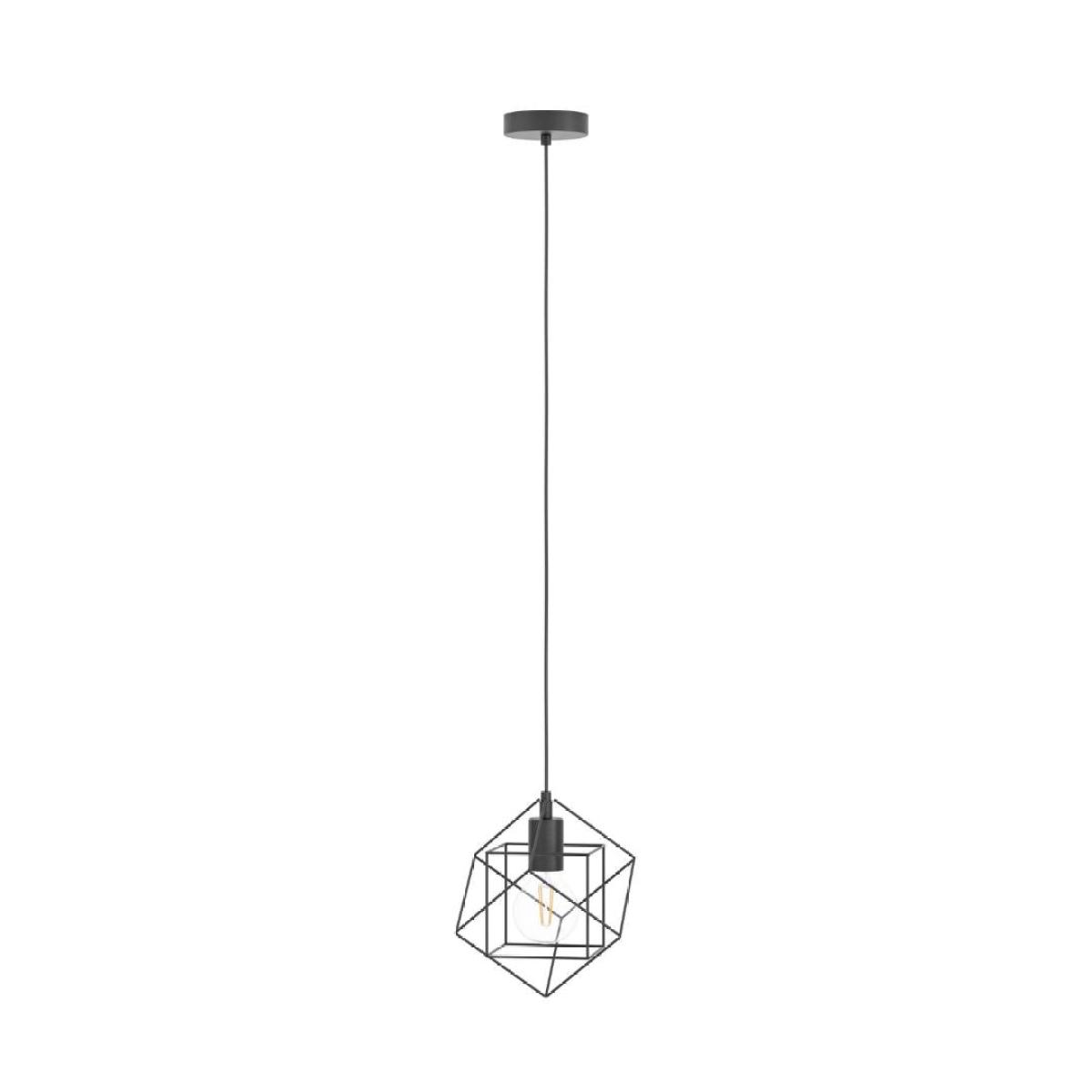 Helix 1 Light Black Pendant Ceiling Light – image 4