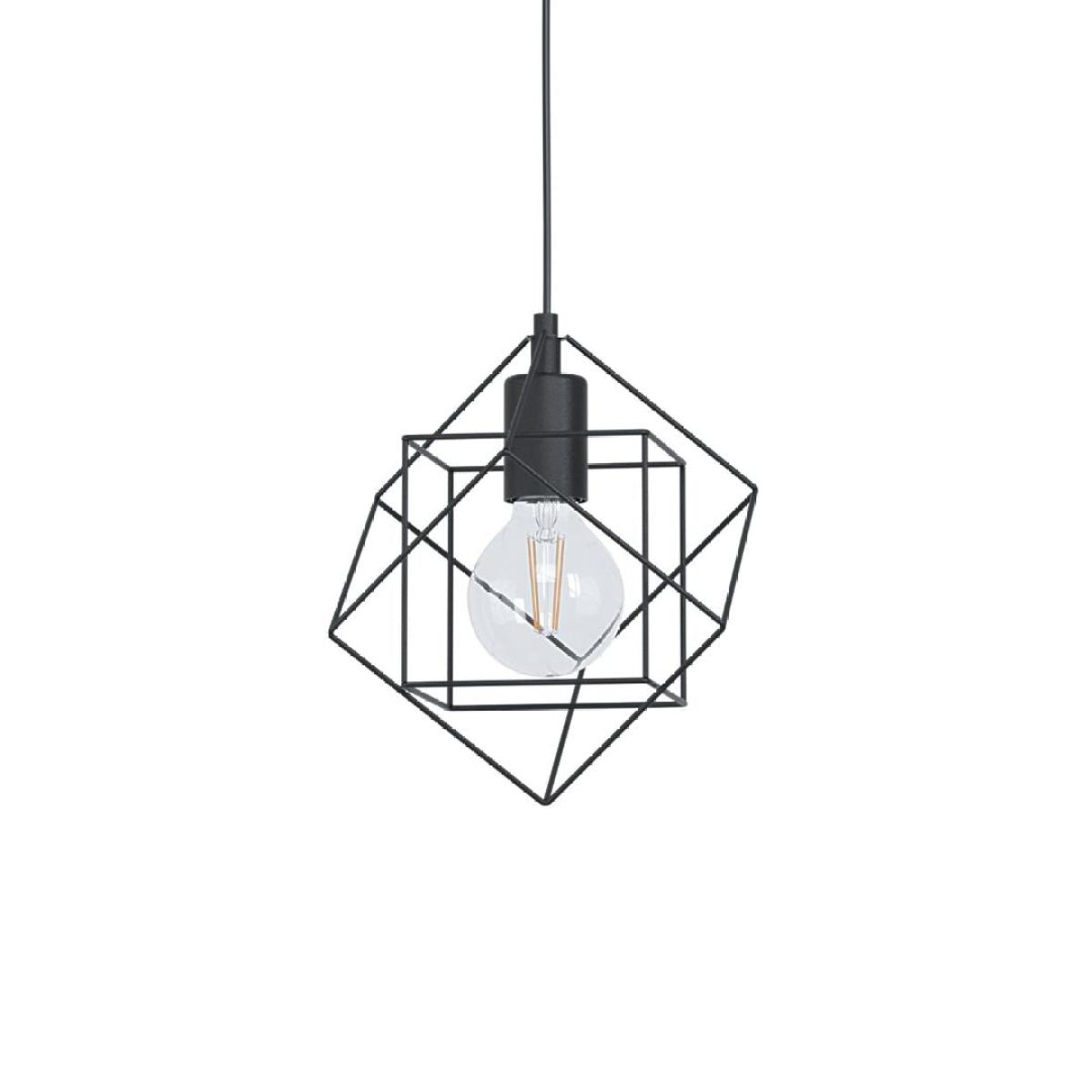 Helix 1 Light Black Pendant Ceiling Light – image 5