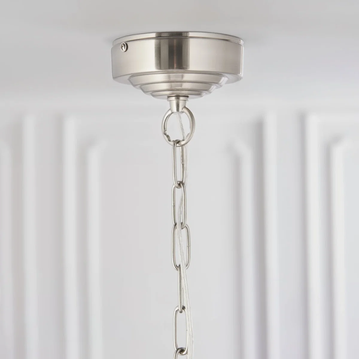 Highclere 6 Light Pendant Brushed Chrome – image 6