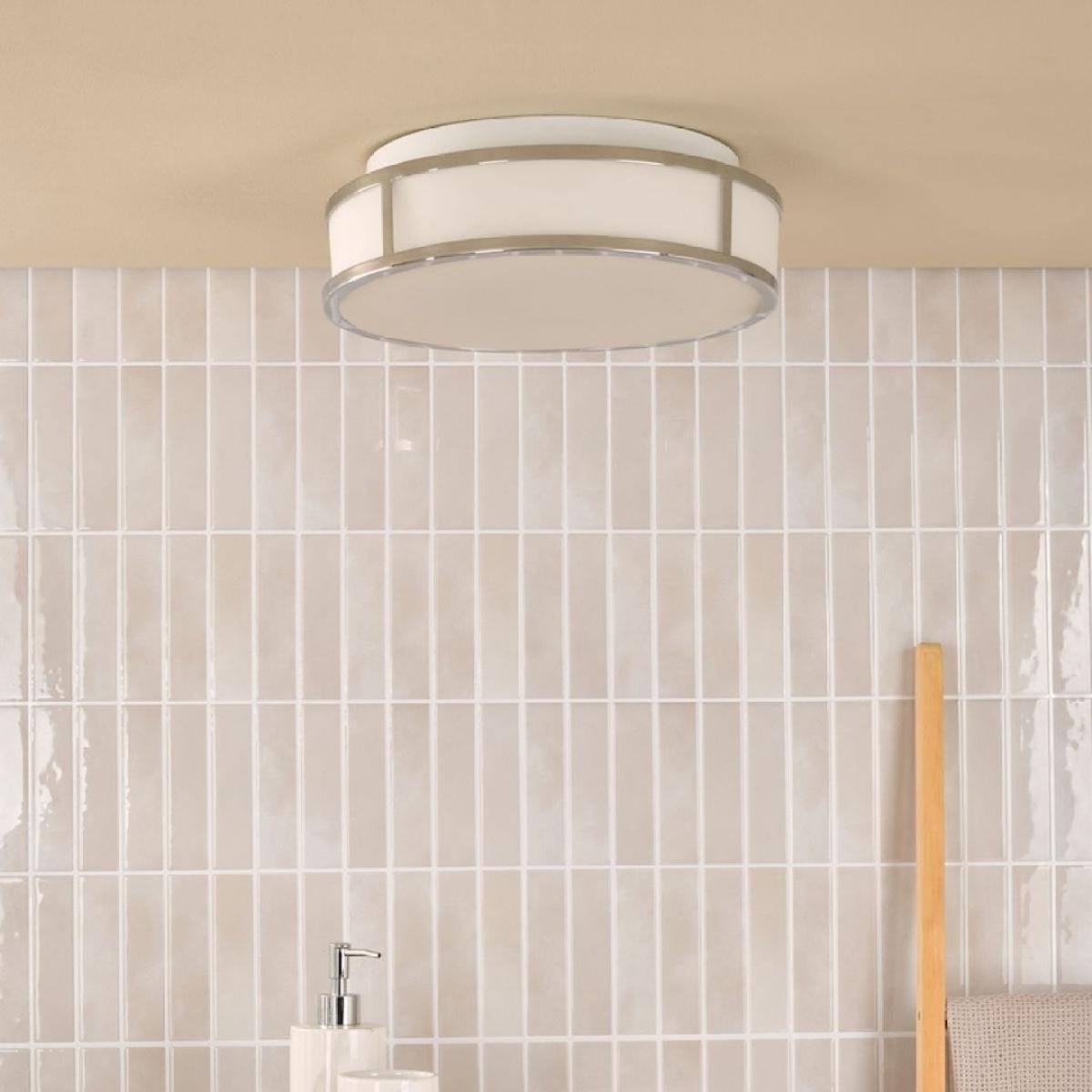 Royce 2-Light Polished Chrome IP44 Flush Ceiling Light – image 2