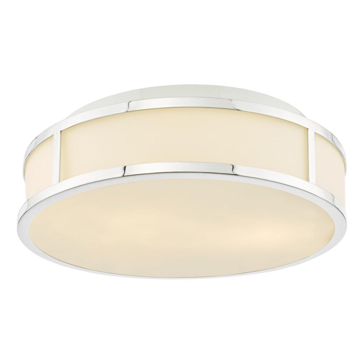 Royce 2-Light Polished Chrome IP44 Flush Ceiling Light – image 4
