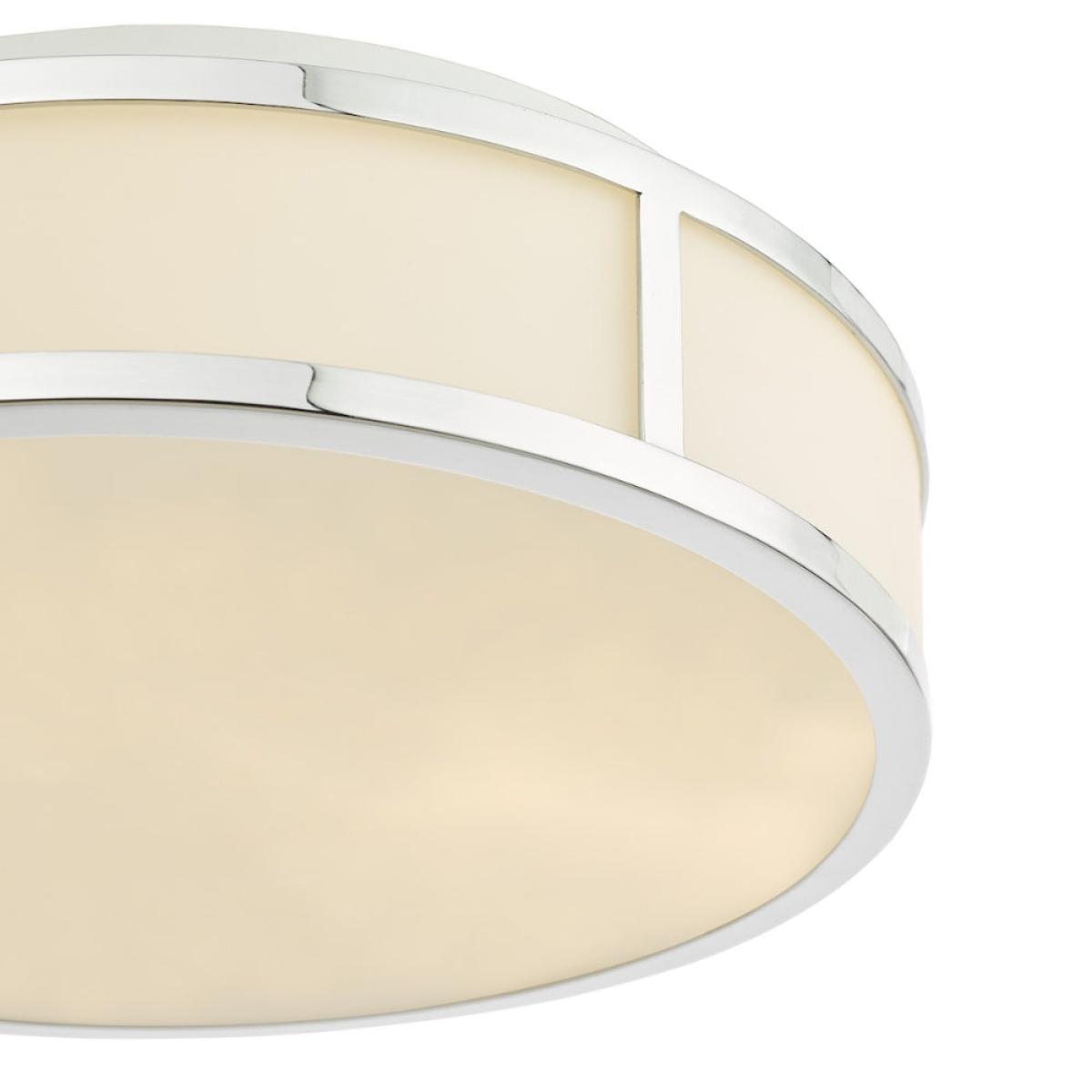 Royce 2-Light Polished Chrome IP44 Flush Ceiling Light – image 5