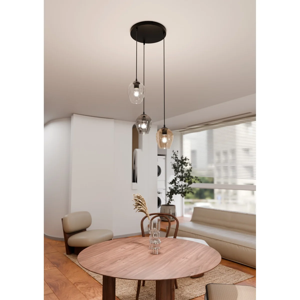 Istar 3 Light Pendant Black, Graphite & Amber – image 6