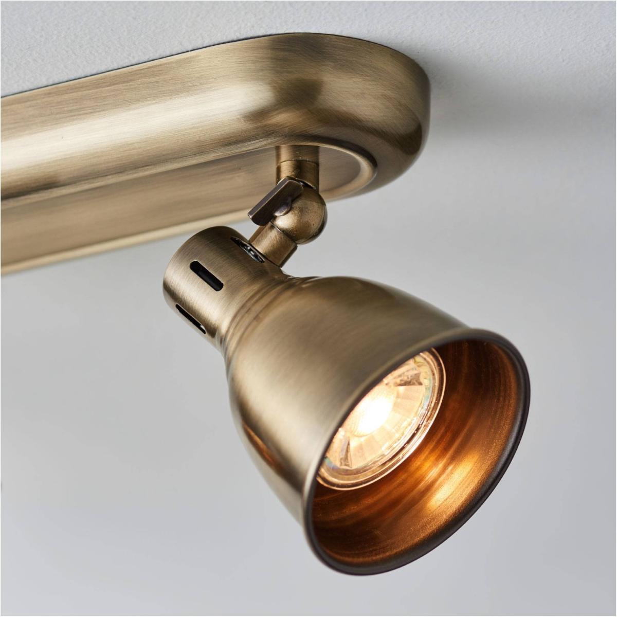 Westbury 4 Light Spotlight Bar Antique Brass – image 2
