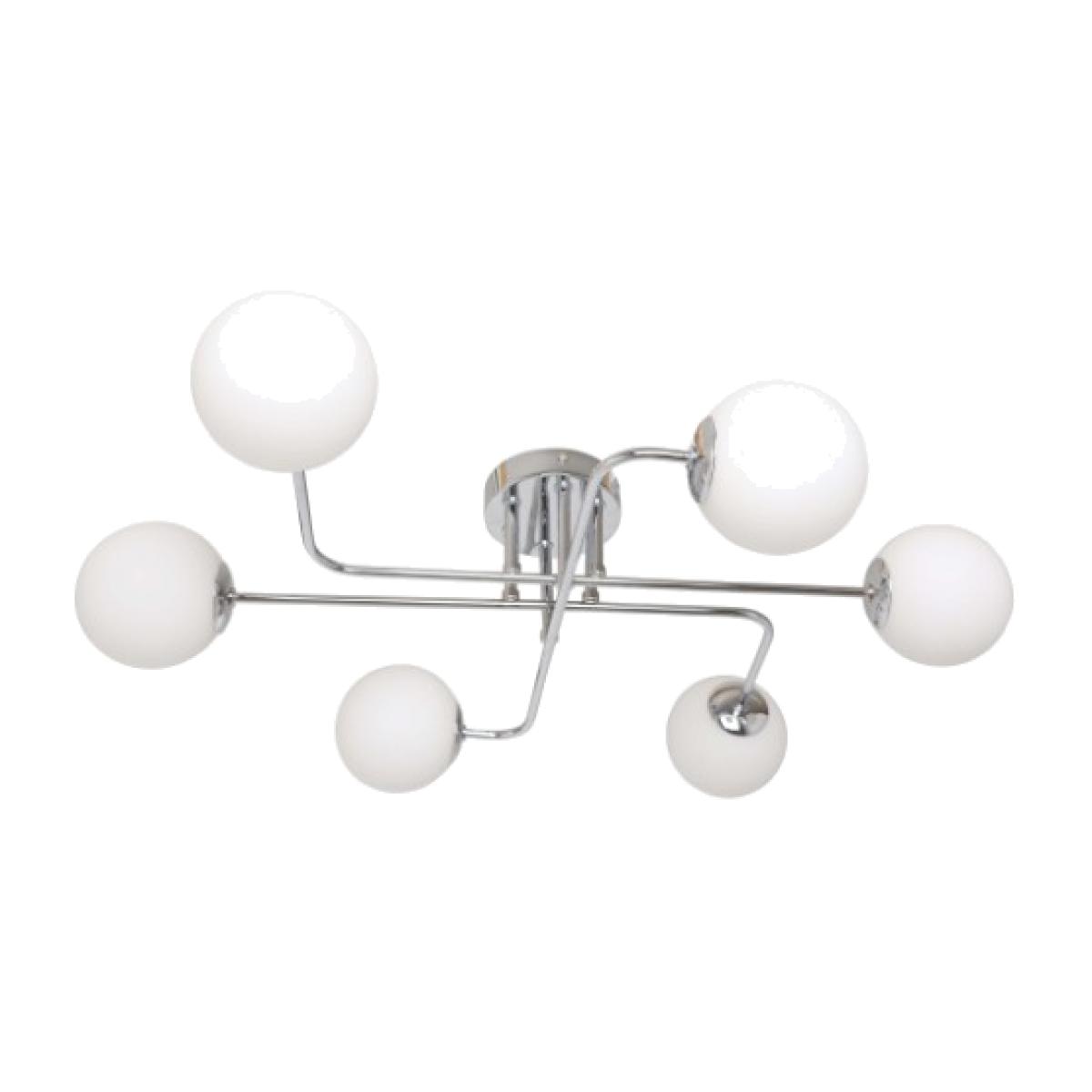 Parola 6 Light Polished Chrome Ceiling Light – image 1