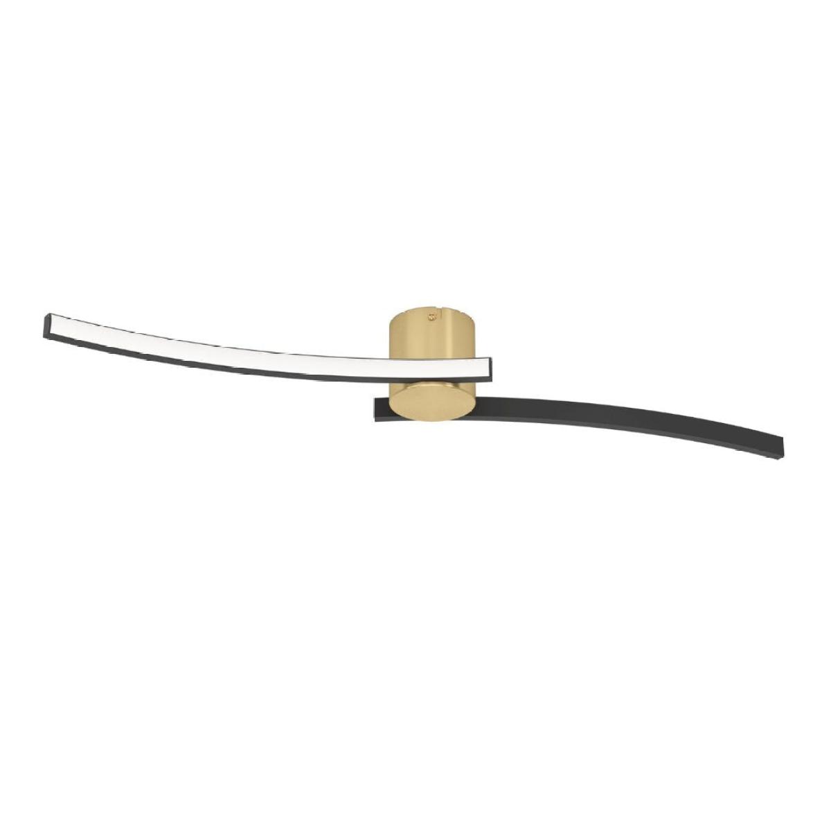 Aieta Black & Gold LED Flush Ceiling Light – image 2
