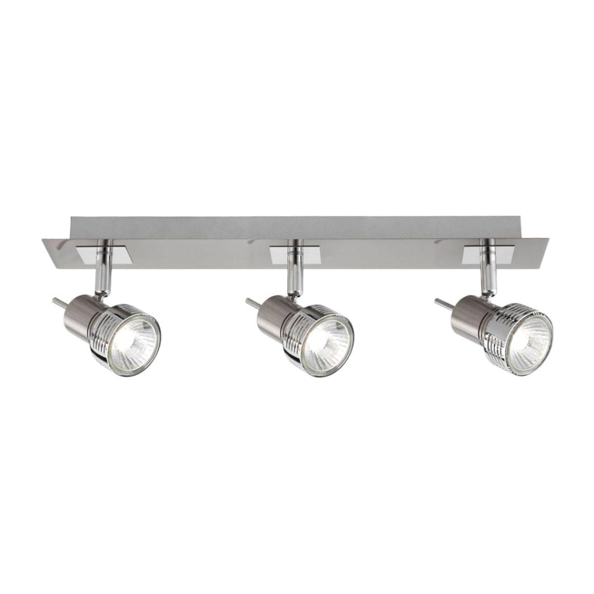 Ridge 3 Spotlight Bar Satin Nickel – image 1