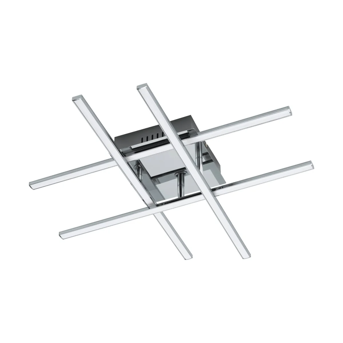 Lasana 4-Light Silver LED Flush Ceiling Light – image 2