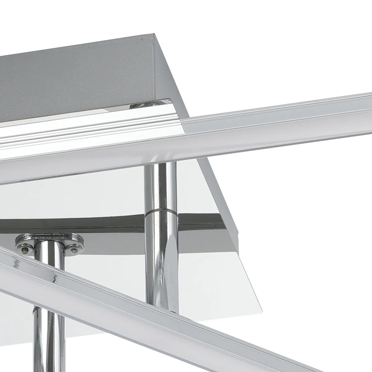 Lasana 4-Light Silver LED Flush Ceiling Light – image 4