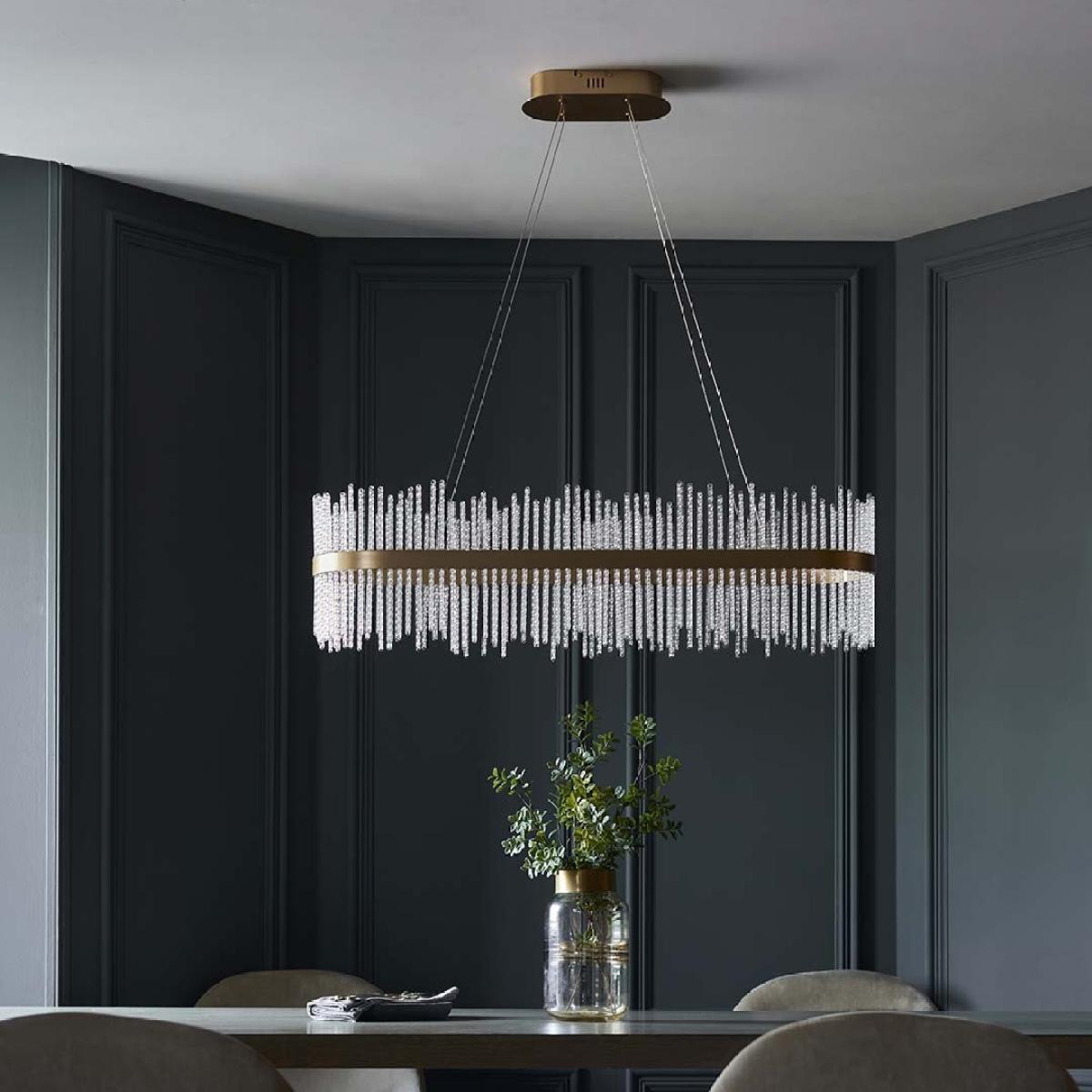 Virbrook Gold Linear LED Pendant Ceiling Light – image 2