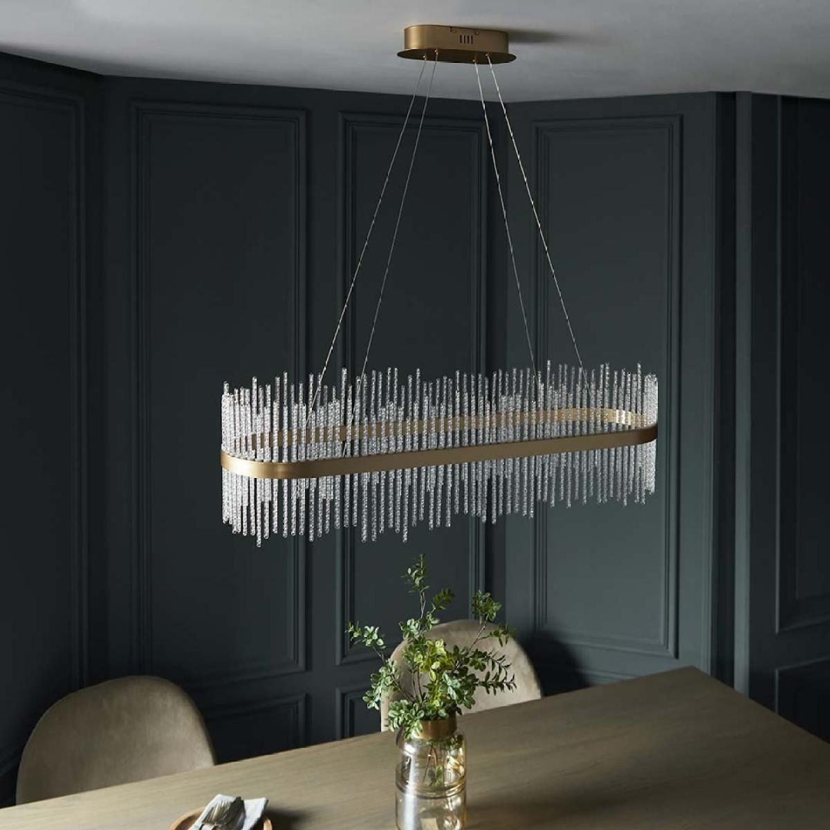 Virbrook Gold Linear LED Pendant Ceiling Light – image 4