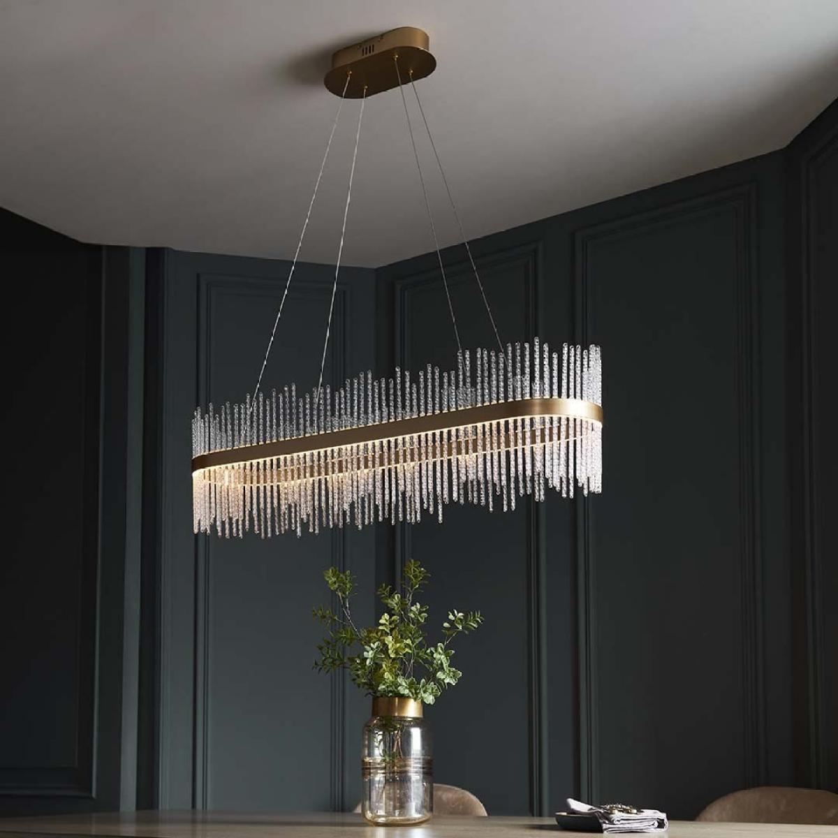 Virbrook Gold Linear LED Pendant Ceiling Light – image 5