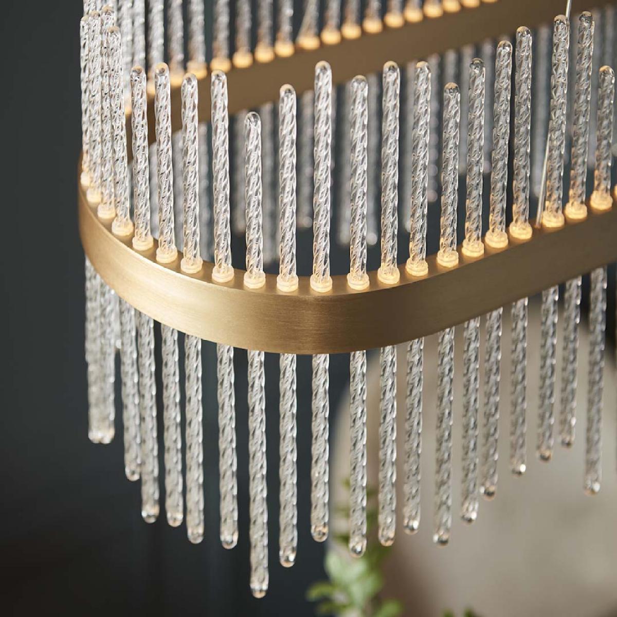 Virbrook Gold Linear LED Pendant Ceiling Light – image 7