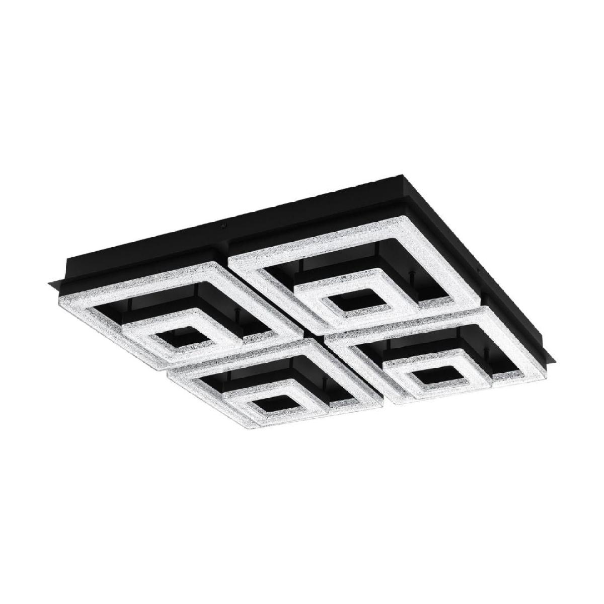 Fradelo Black & Silver LED Flush Ceiling Light – image 2