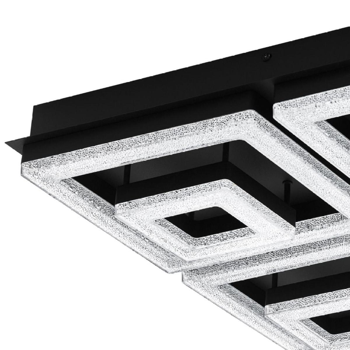 Fradelo Black & Silver LED Flush Ceiling Light – image 3