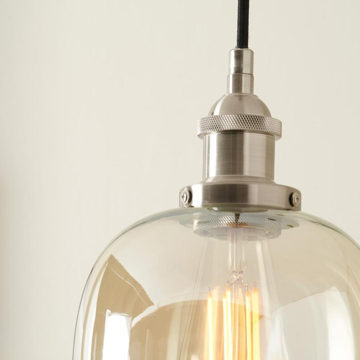 Clio Antique Silver Ceiling Pendant – image 2