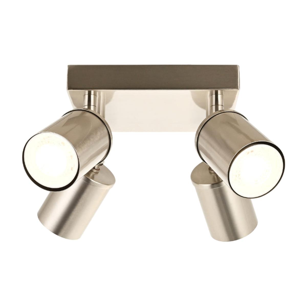 Talbot 4-Light Brushed Nickel Spot Plate – image 1