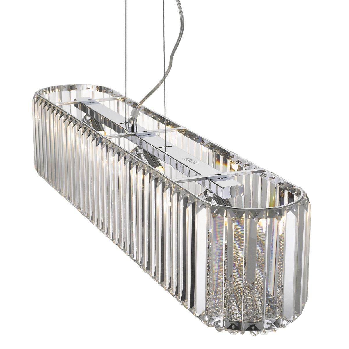 Sireno 6 Light Long Crystal Ceiling Pendant – image 2