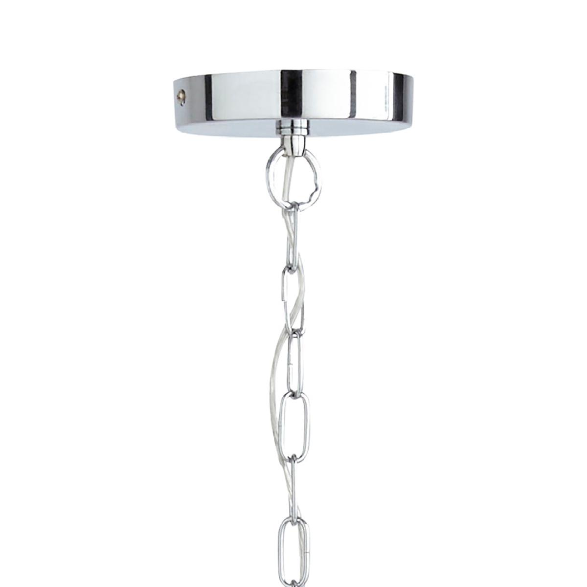 Jimena 3-Light Polished Chrome Pendant Ceiling Light – image 5