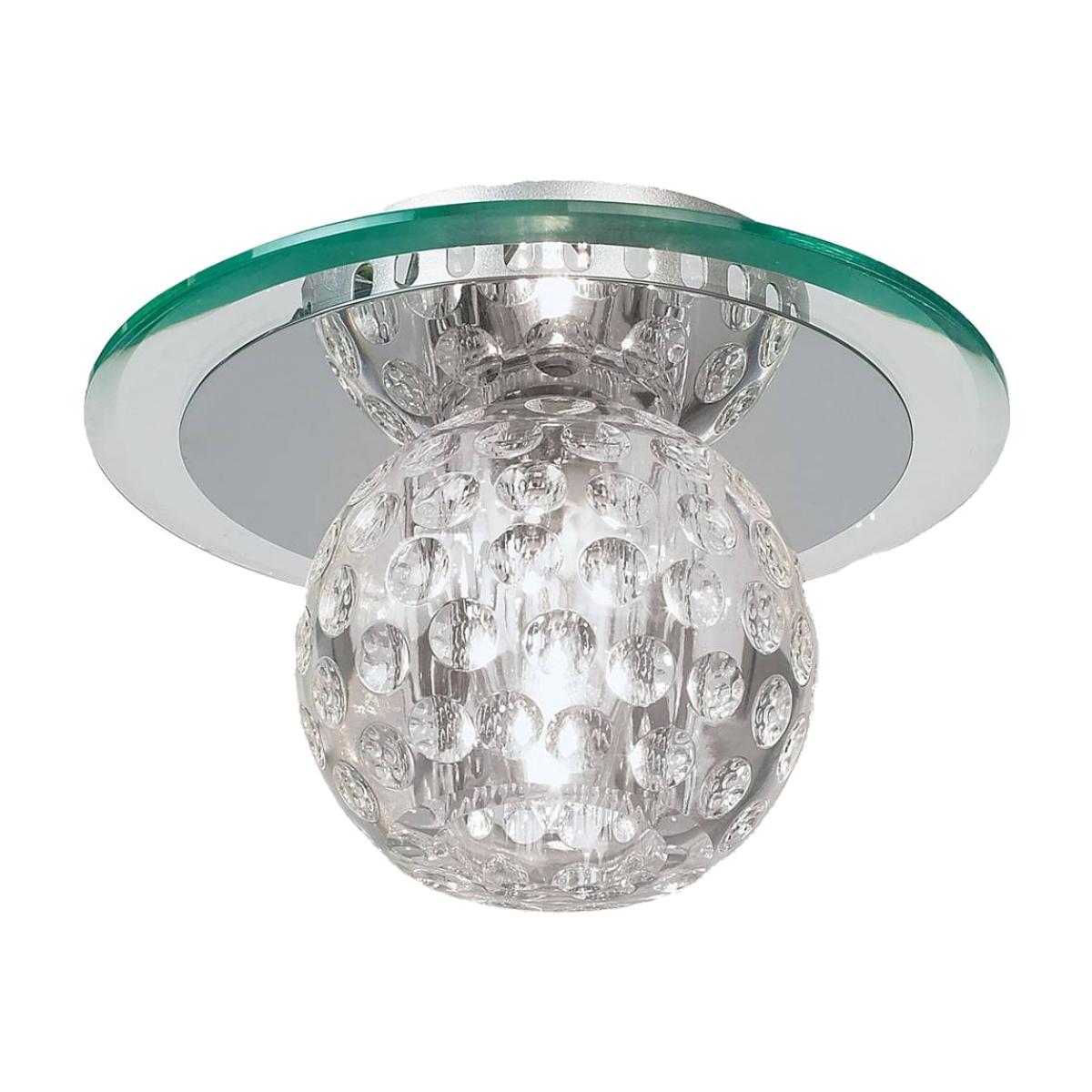 Tarota Flush Ceiling Light Crystal