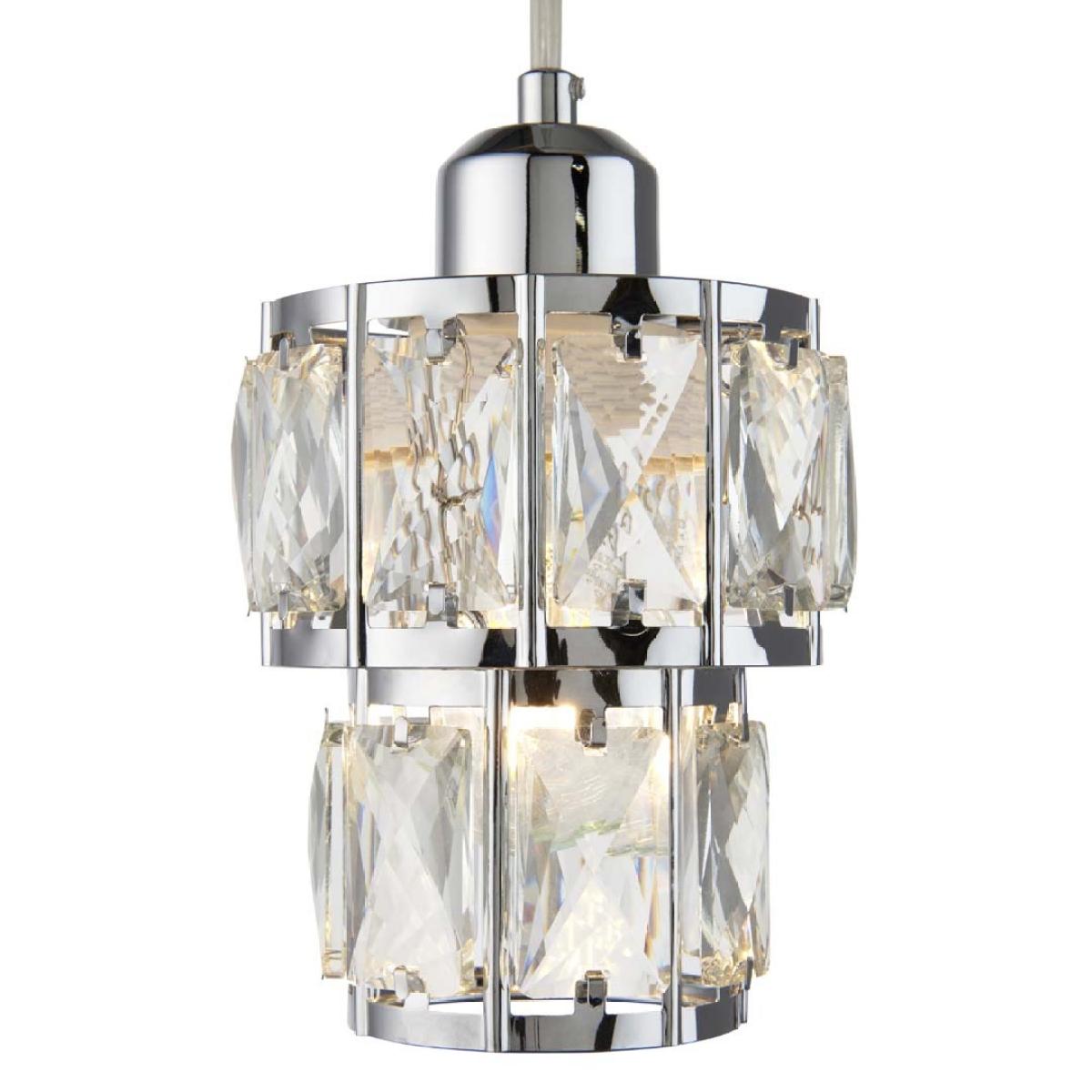 Darla Small Chrome Ceiling Light Pendant – image 3