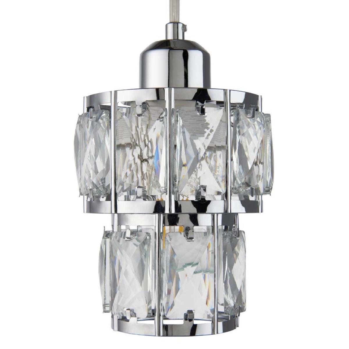 Darla Small Chrome Ceiling Light Pendant – image 4