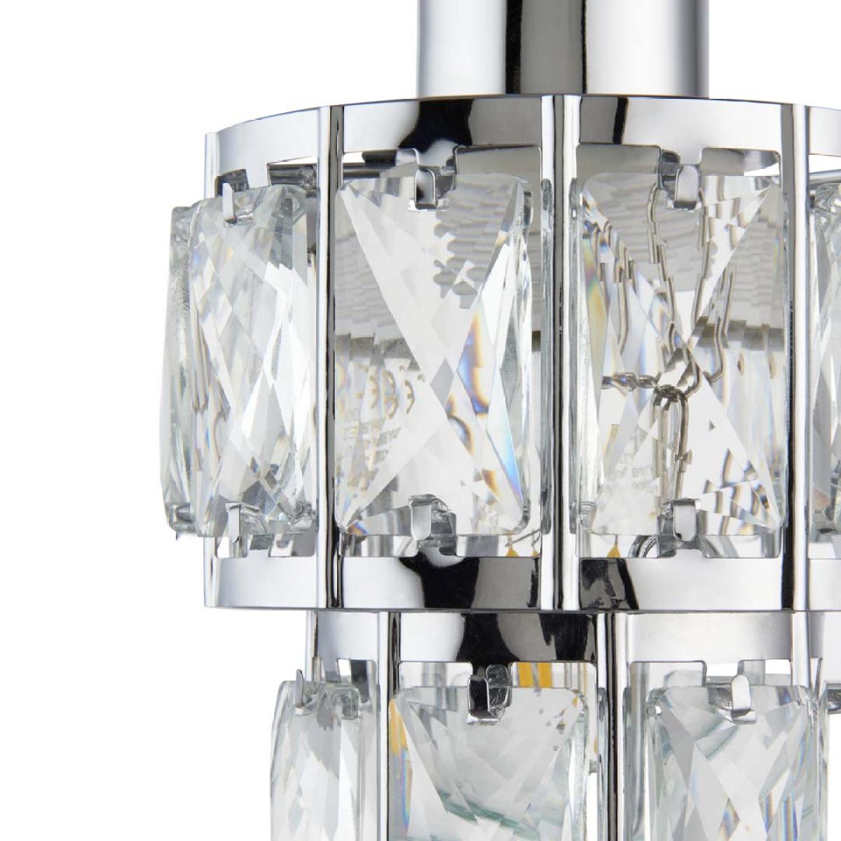 Darla Small Chrome Ceiling Light Pendant – image 5