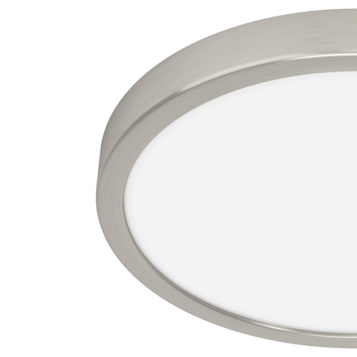 Fueva 6 Silver LED Round Flush Ceiling Light – image 3