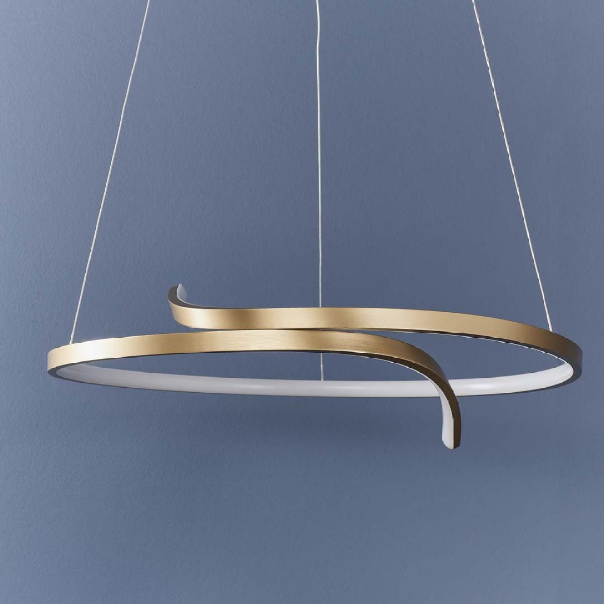 Rafe Matt Gold LED Ceiling Pendant – image 2