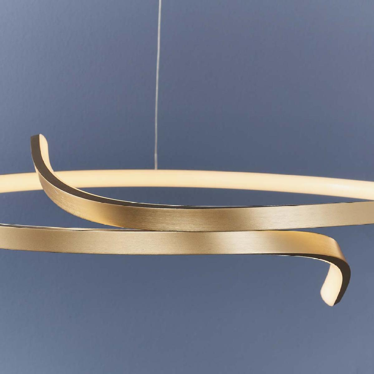 Rafe Matt Gold LED Ceiling Pendant – image 3