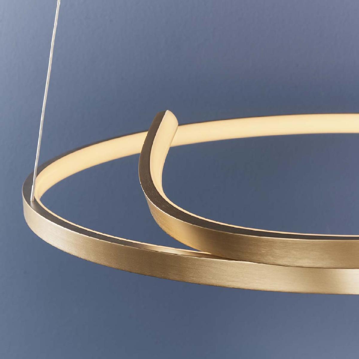 Rafe Matt Gold LED Ceiling Pendant – image 4