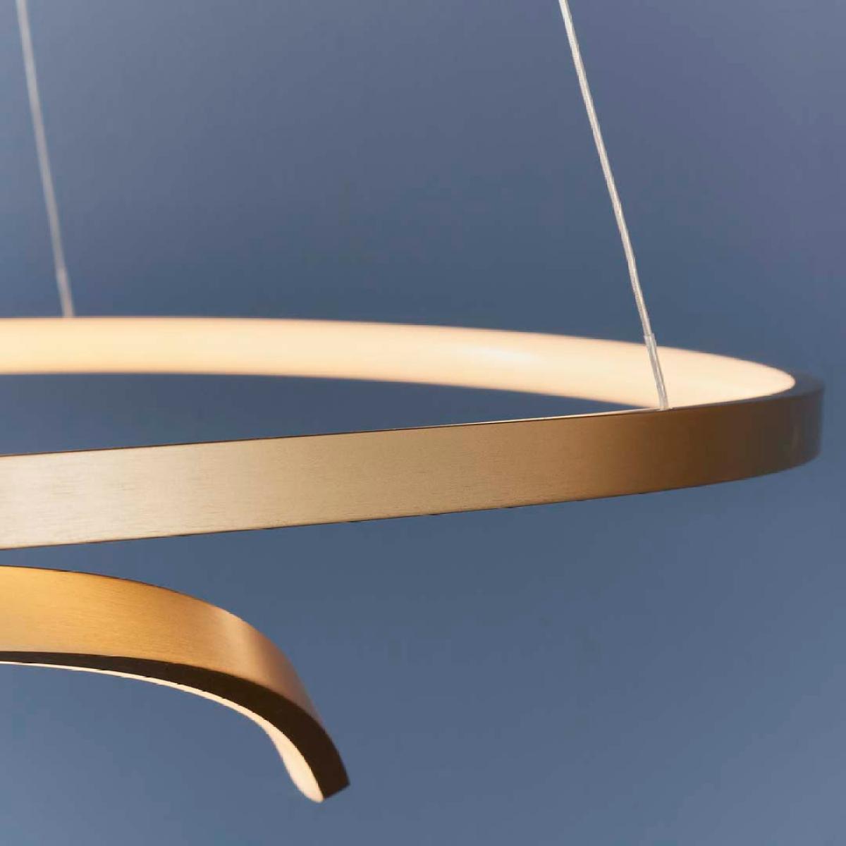 Rafe Matt Gold LED Ceiling Pendant – image 7