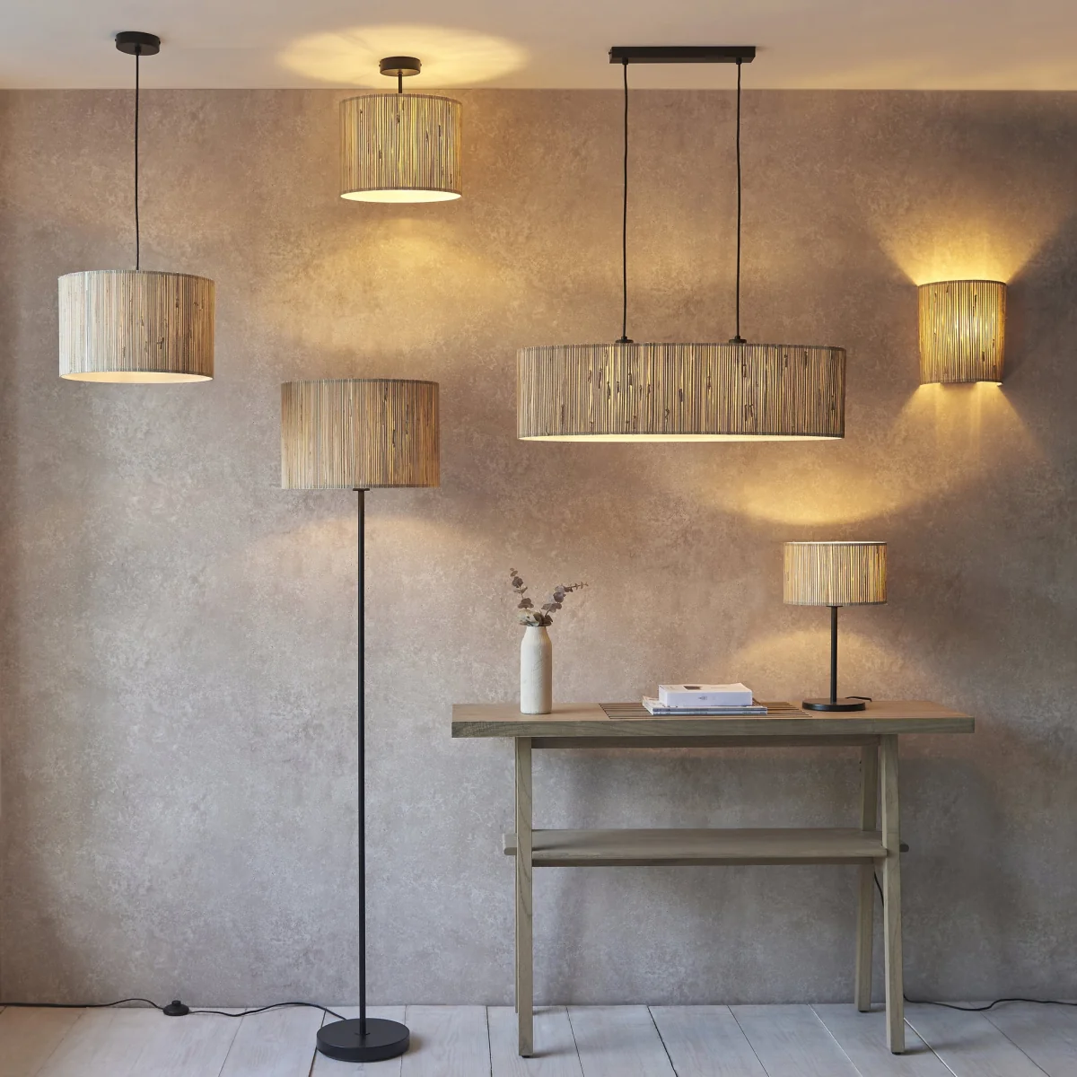 Longshore 2 Light Linear Pendant Natural – image 4