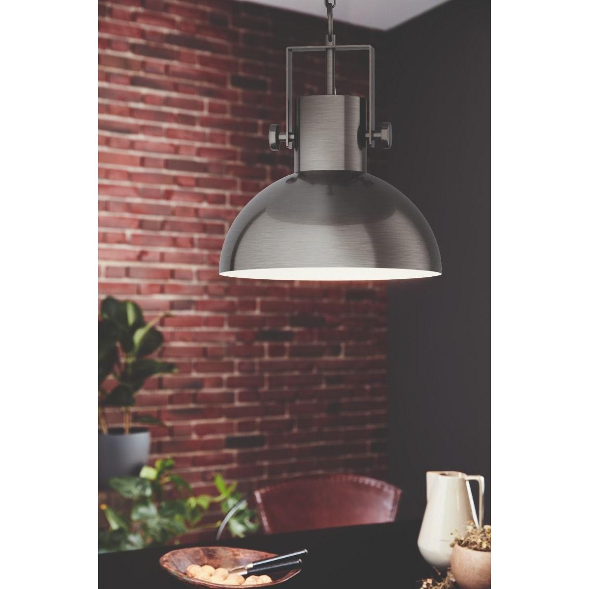 Lubenham 1 Light Antique Nickel Ceiling Light – image 2