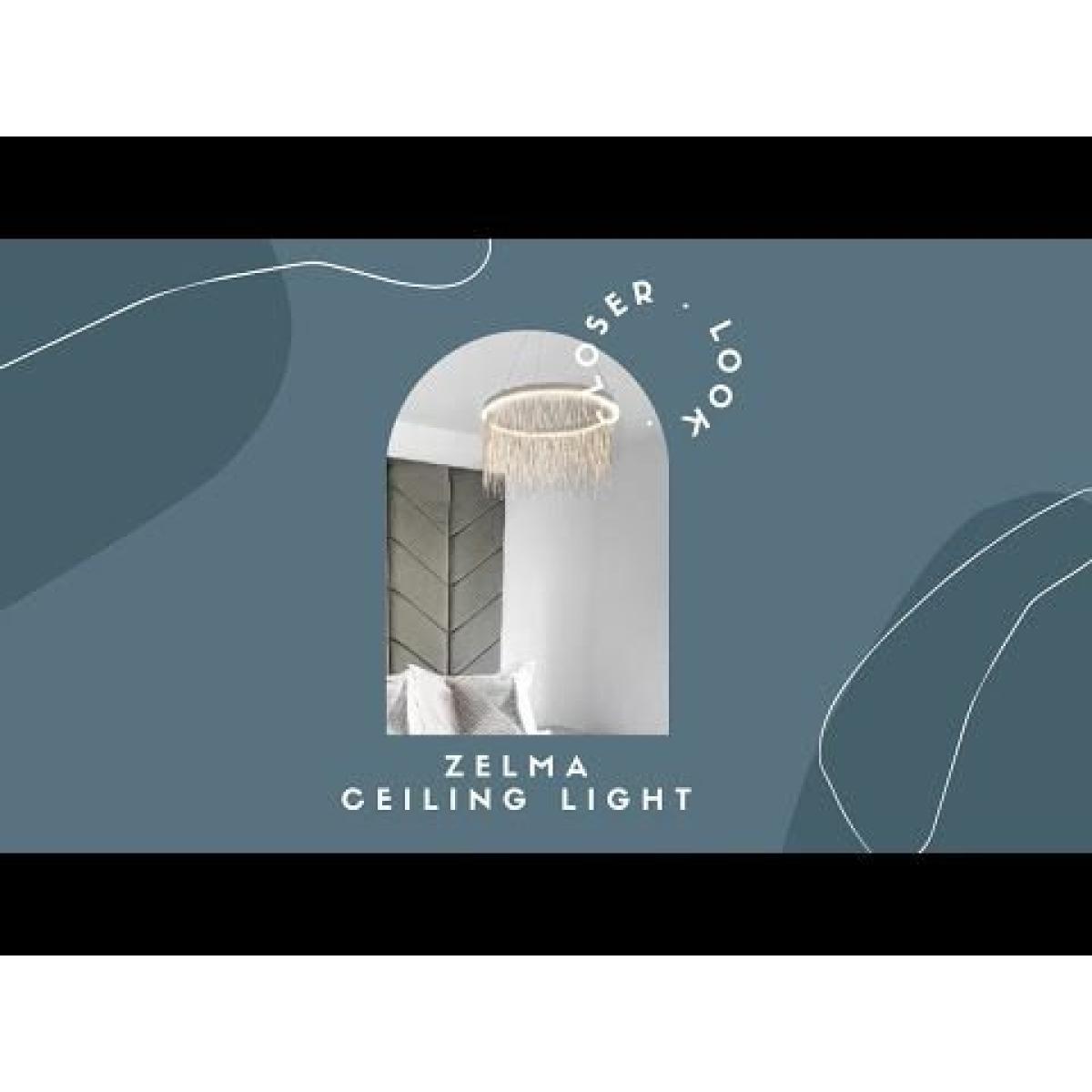 Endon Zelma LED Pendant Ceiling Light Polished Chrome – image 3