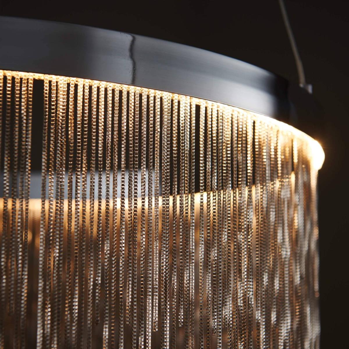 Endon Zelma LED Pendant Ceiling Light Polished Chrome – image 5