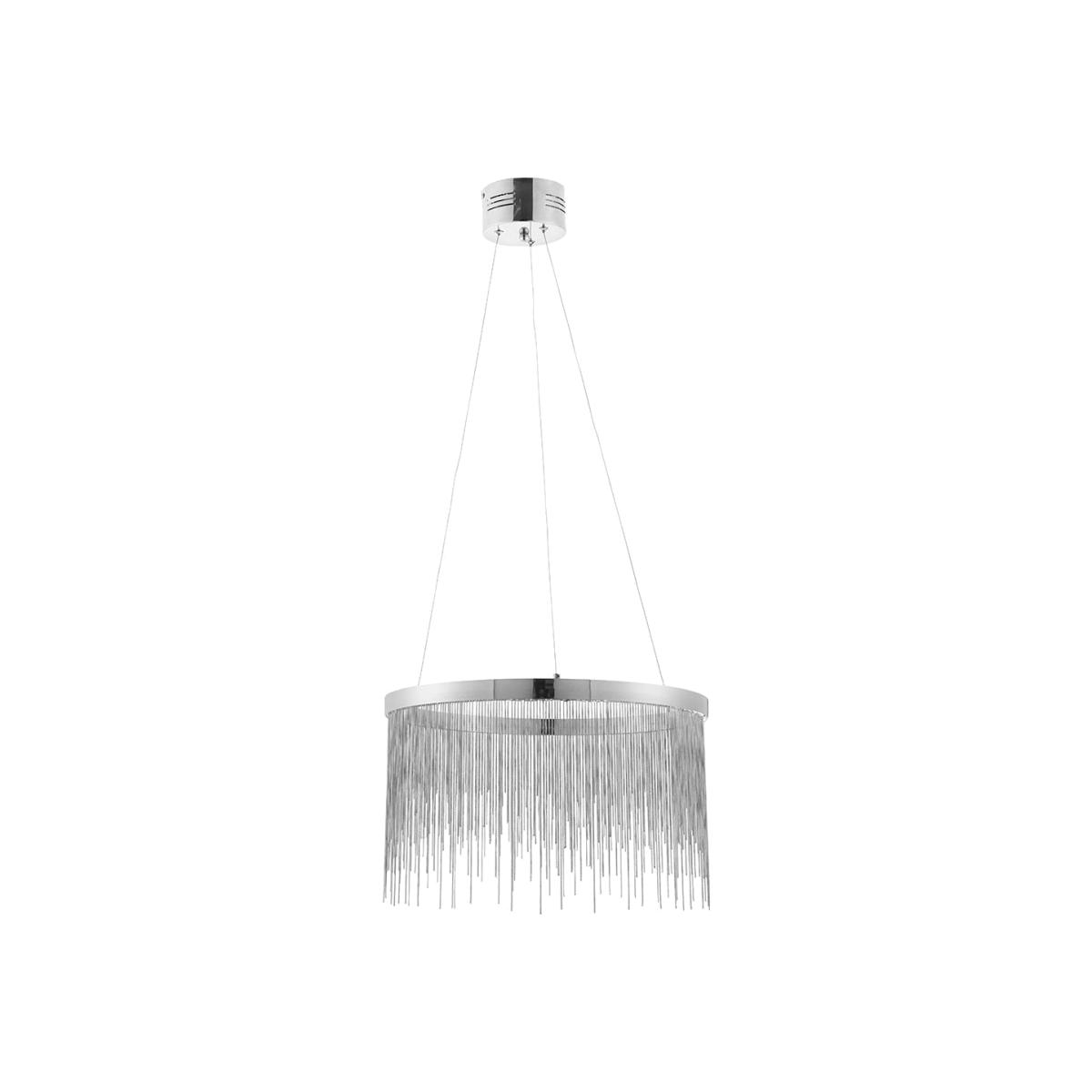 Endon Zelma LED Pendant Ceiling Light Polished Chrome – image 1