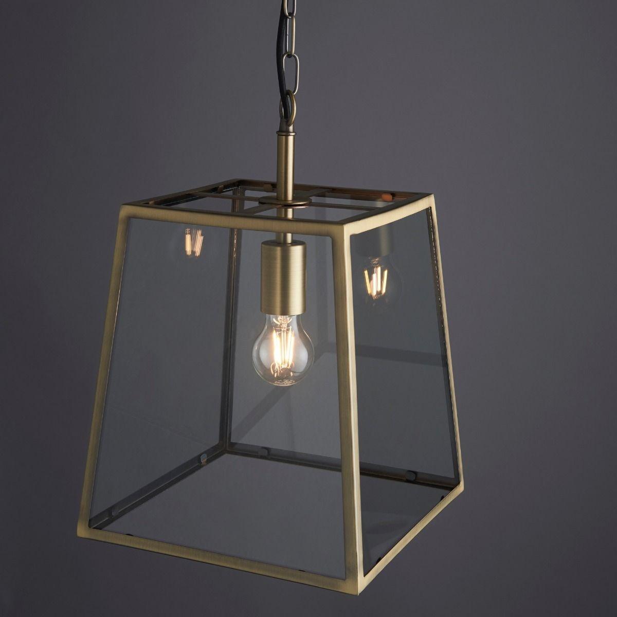 Hurst 1 Light Antique Brass Ceiling Pendant – image 4