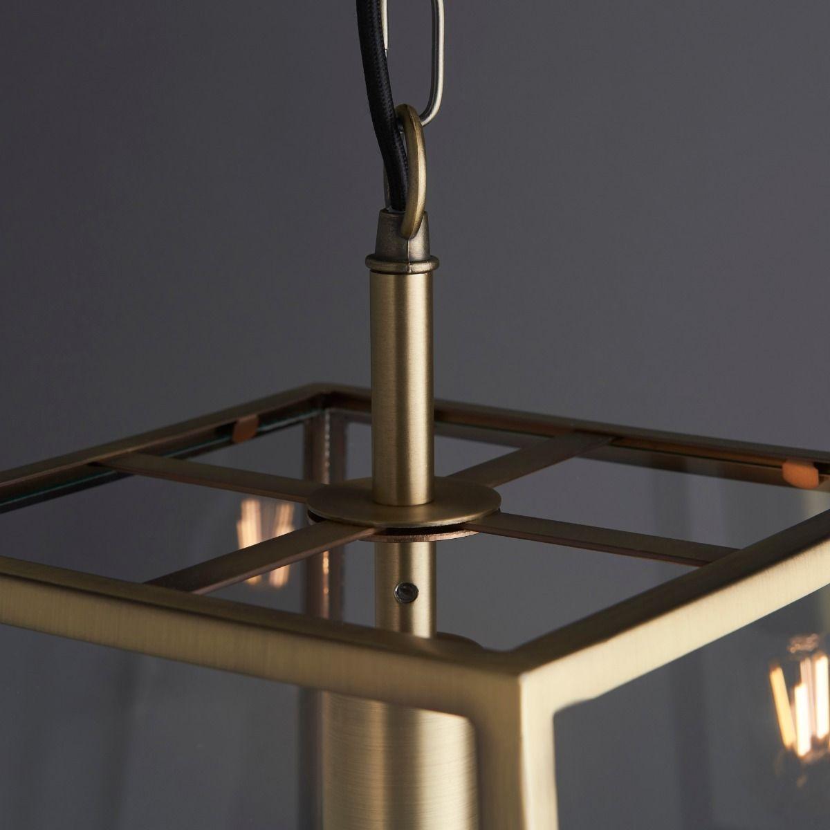 Hurst 1 Light Antique Brass Ceiling Pendant – image 7