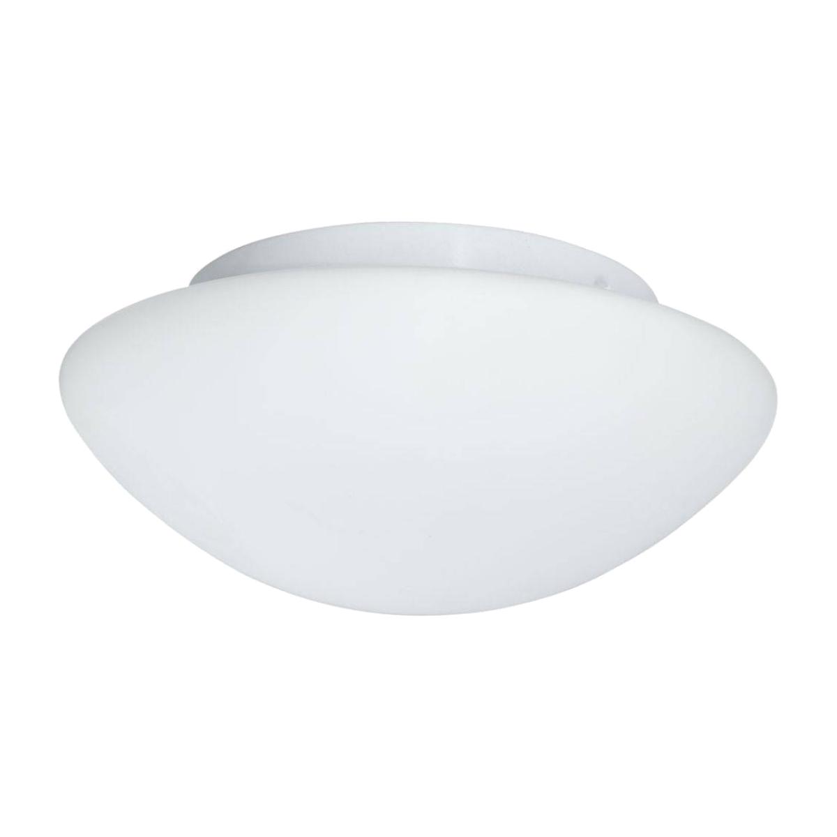 Searchlight Small Flush Bathroom Ceiling Light White 30cm – image 1