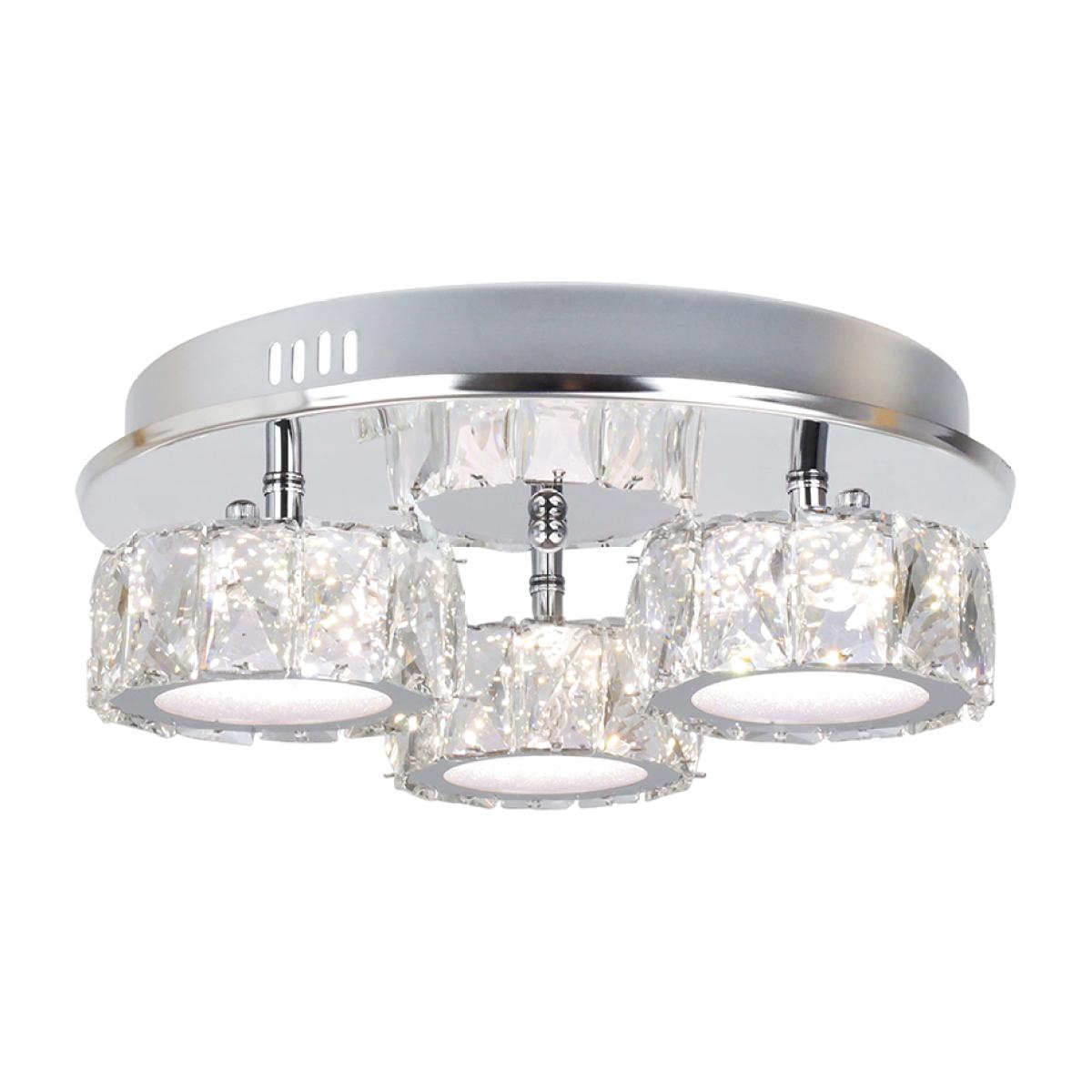 Dilan 3-Light LED Polished Chrome Ceiling Light – image 1